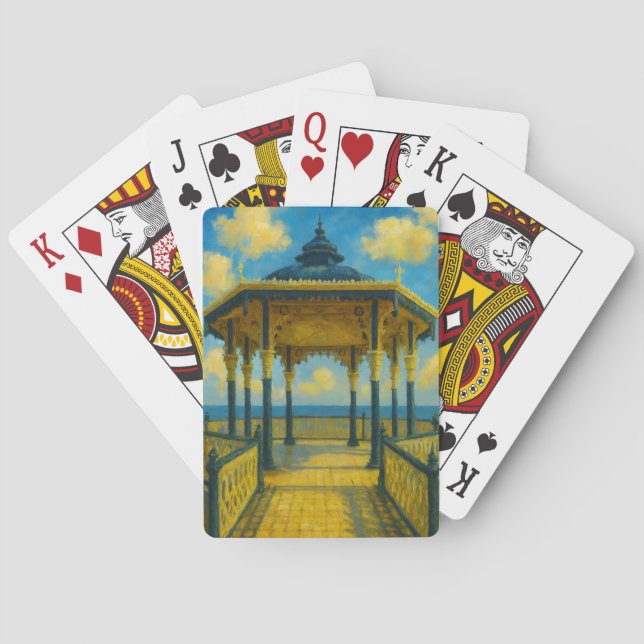 Jeu De Cartes Brighton Bandstand Glow - Pavillon de bord de mer (dos)