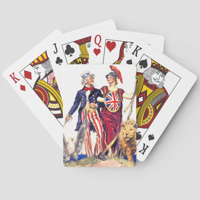 Jeu De Cartes Britannia et Oncle Sam (dos)