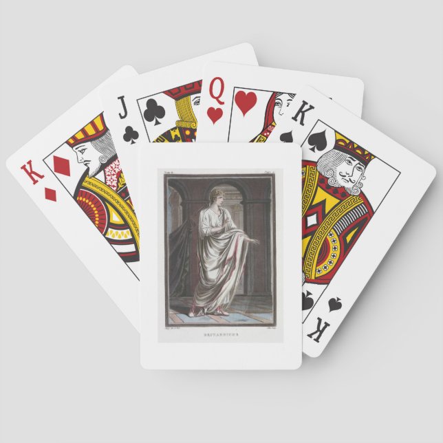 Jeu De Cartes Britannicus, costume pour 'Britannicus' de Jean Ra (dos)