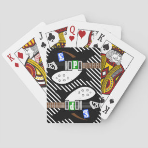 Jeu De Cartes British Mod Pop Art Guitar Jouer des cartes