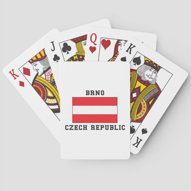 Jeu De Cartes Brno, République Tchèque (dos)