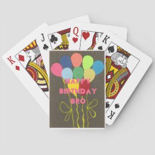 Jeu De Cartes Bro Art d'anniversaire heureux