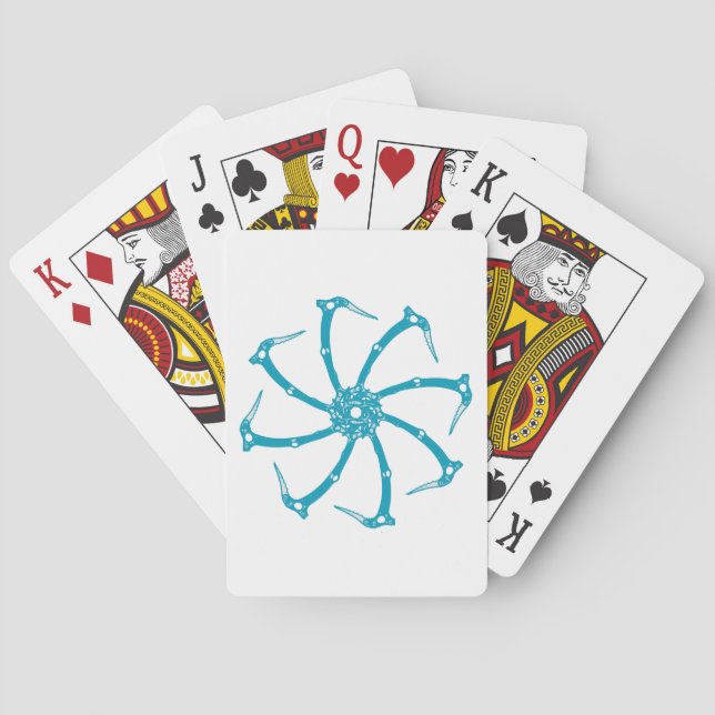 Jeu De Cartes Broche de l'outil de glace (dos)