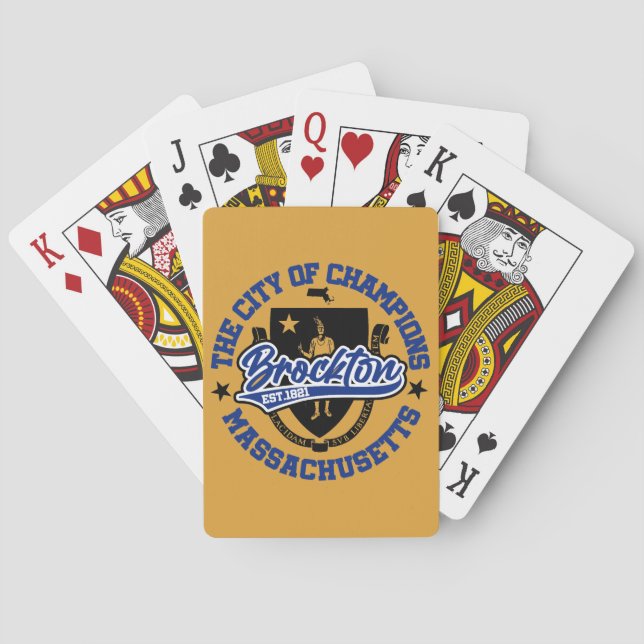 Jeu De Cartes Brockton, Massachusetts (dos)