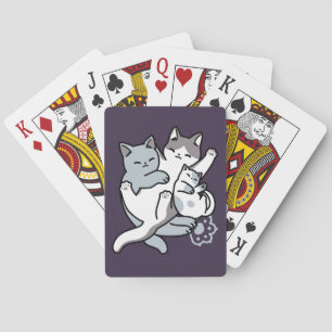 Jeu De Cartes Brosse à lait - Chats à couchage mignon
