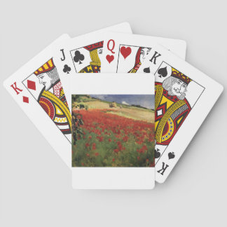Jeu De Cartes BRUCE, William Blair coquelicots rouge fleurs pavo