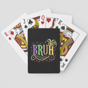 Jeu De Cartes Bruh Mardi Gras - Carnaval drôle et festif