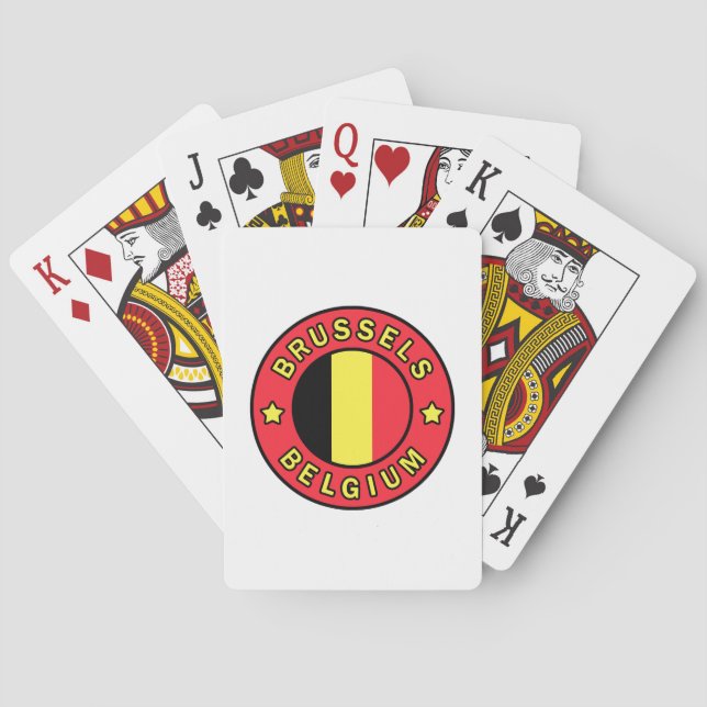 Jeu De Cartes Bruxelles Belgique (dos)
