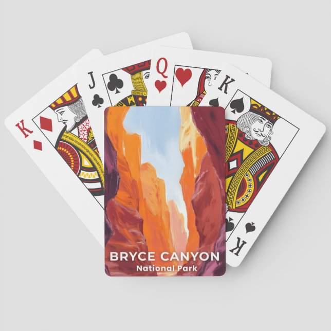 Jeu De Cartes Bryce Canyon National Park | Utah Travel (dos)