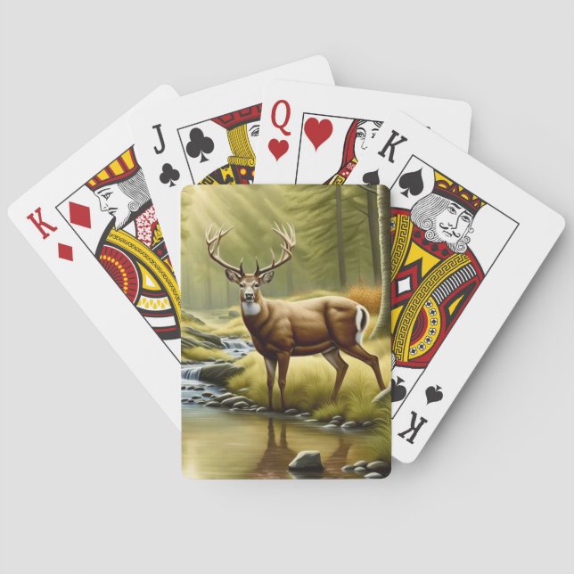 Jeu De Cartes Buck White Quest Deer (dos)