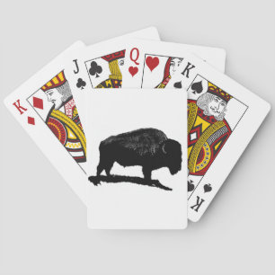 Jeu De Cartes Buffle noir et blanc