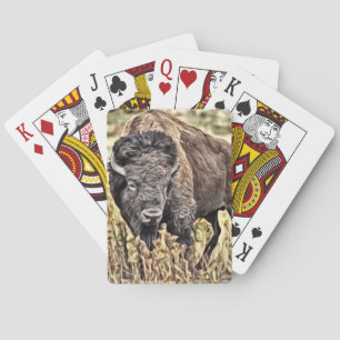 Jeu De Cartes Buffle occidental Abstrait