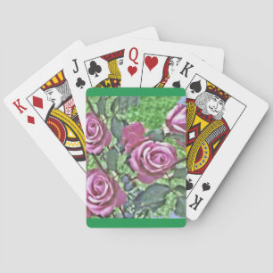 Jeu De Cartes Buisson de roses lavande