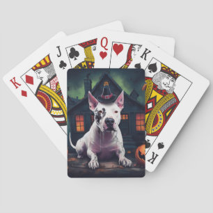 Jeu De Cartes Bull Terrier Citrouille Halloween effroi