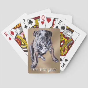 Jeu De Cartes Bulldog Lecture de cartes Cartes Bulldog Personnal