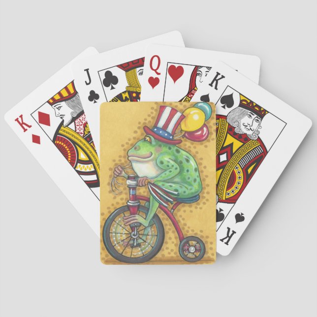 JEU DE CARTES BULLFROG, FROG AMÉRICANA FROG CARTES DE JEU (dos)