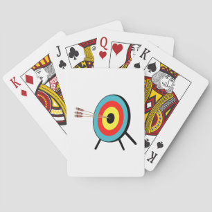 Jeu De Cartes Bullseye à trois flèches