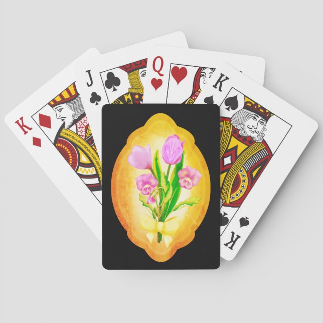 Jeu De Cartes Bunch of Spring Flowers (dos)