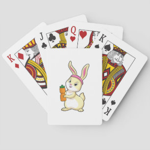 Jeu De Cartes Bunny at fitness with Drinking bottle