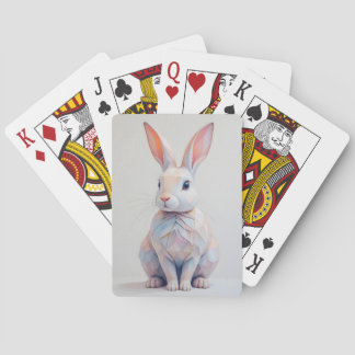 Jeu De Cartes Bunny Basse-Poly Pastel