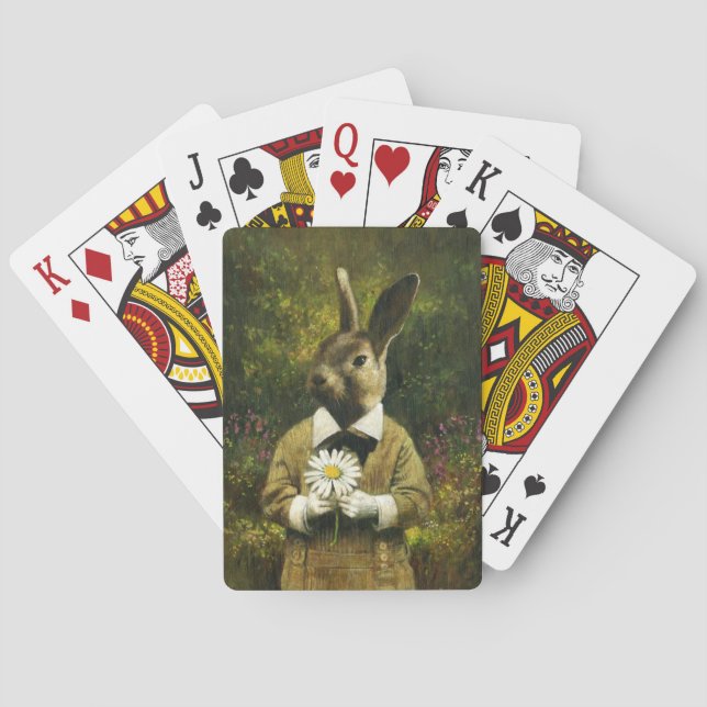 Jeu De Cartes Bunny Garçon victorien Jouer aux cartes (dos)