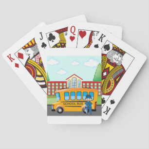 Jeu De Cartes Bus Et Conducteur Scolaires