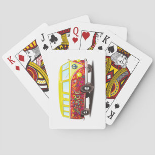 Jeu De Cartes Bus hippie de paix et d'amour
