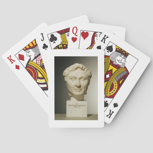 Jeu De Cartes Bust of Pompey (106-48 BC) c.60 BC (marble) (dos)