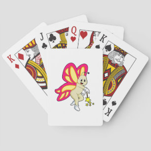 Jeu De Cartes Butterfly as Wizard with Magic Mur