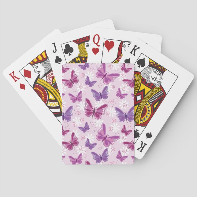 Jeu De Cartes butterfly pattern (dos)