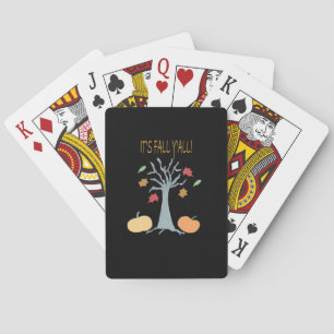 Jeu De Cartes C’est automne Y’all Essential Funny tendance