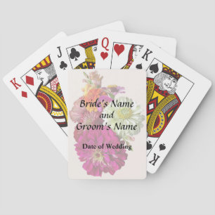 Jeu De Cartes c_ZinniaCouleurs mixtesMariage mixte Zinnia Bouque