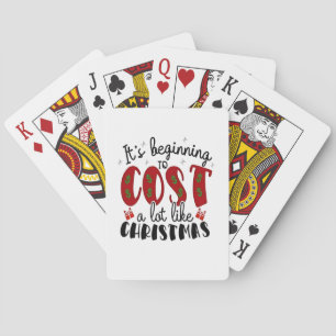Jeu De Cartes Ça commence à coûter beaucoup comme Noël