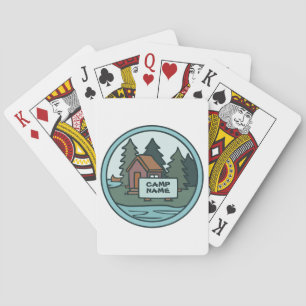 Jeu De Cartes cabine de l'île du camp d'été pour les jeunes avec