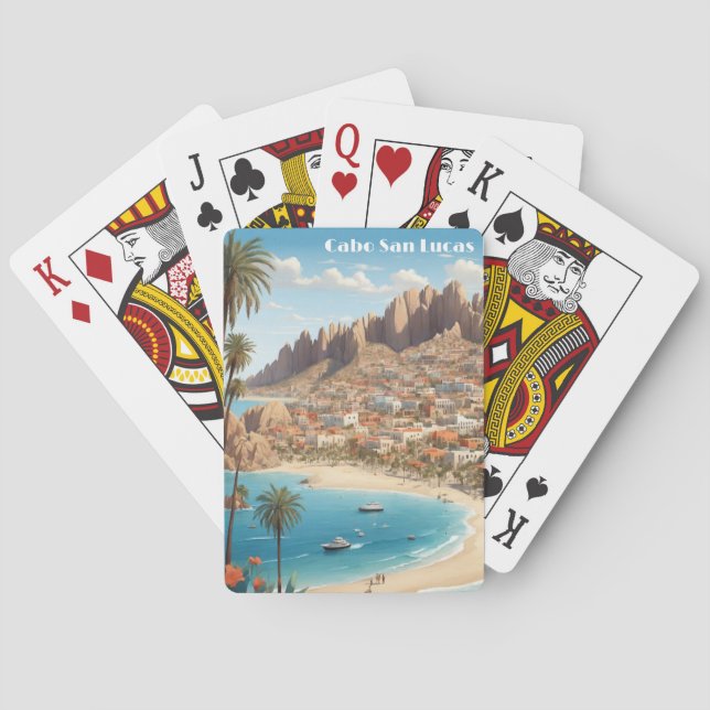 Jeu De Cartes Cabo San Lucas Mexique Beach Ocean Trip (dos)