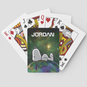 Jeu De Cartes cacahuètes   Snoopy Espacé Jouer Des Cartes