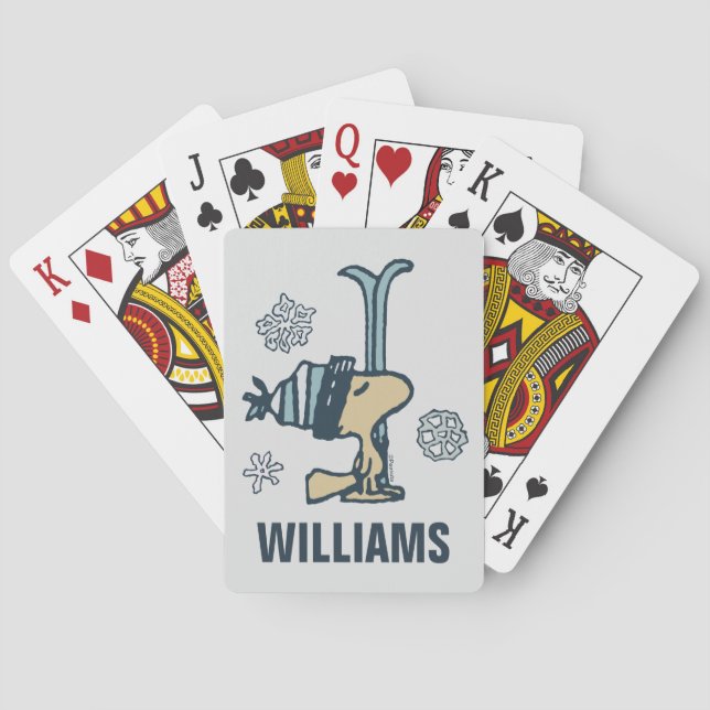 Jeu De Cartes cacahuètes | Woodstock Ski Pro Jouer aux cartes (dos)