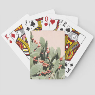 Jeu De Cartes Cactus de poire de Prickley