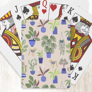 Jeu De Cartes Cactus Motif Succulent