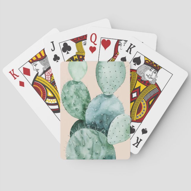 Jeu De Cartes Cactus sur le corail (dos)