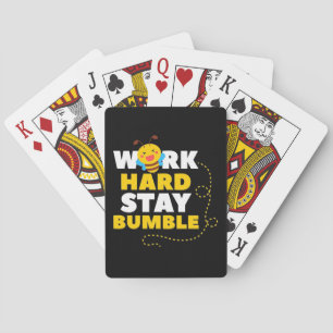 Jeu De Cartes Cadeau apiculteur   Beer Work Hard Stay Bumble