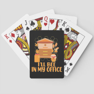 Jeu De Cartes Cadeau apiculteur   Je Serai Dans Mon Bureau