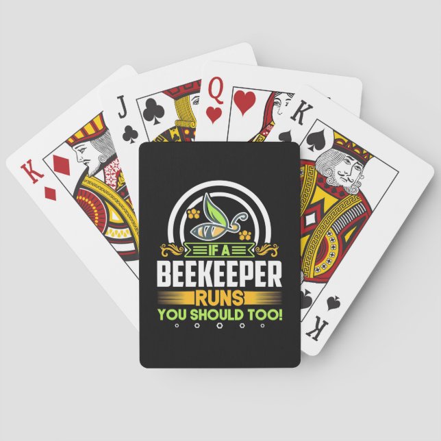 Jeu De Cartes Cadeau apiculteur | Un Beekeeper Fonctionne Vous D (dos)