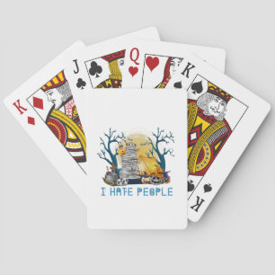 Jeu De Cartes Cadeau Camper Randonnée En Halloween Anniversair
