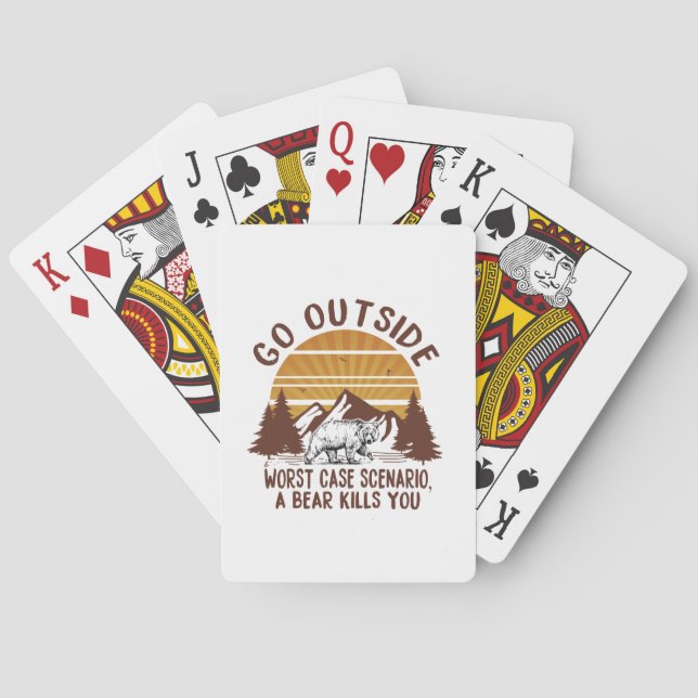 Jeu De Cartes Cadeau Camper | Sortir du pire scénario Coque (dos)