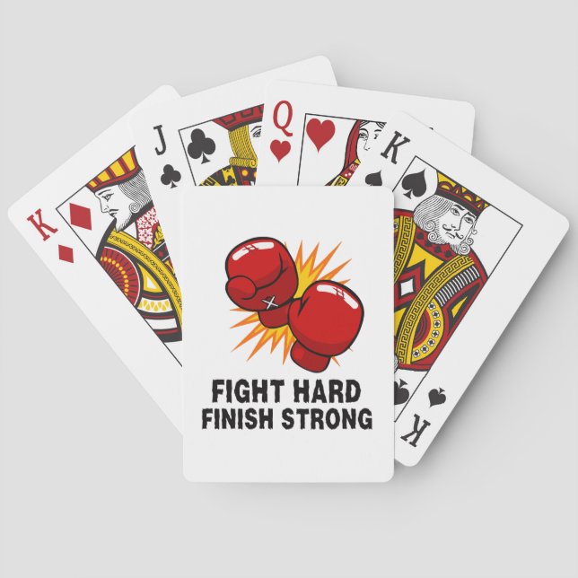 Jeu De Cartes Cadeau de boxe  (dos)