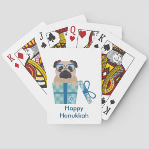 Jeu De Cartes Cadeau de carlin de Hanoukka