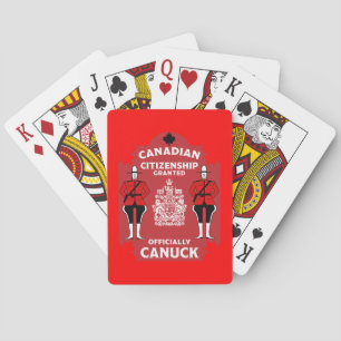 Jeu De Cartes Cadeau de célébration de la citoyenneté canadienne
