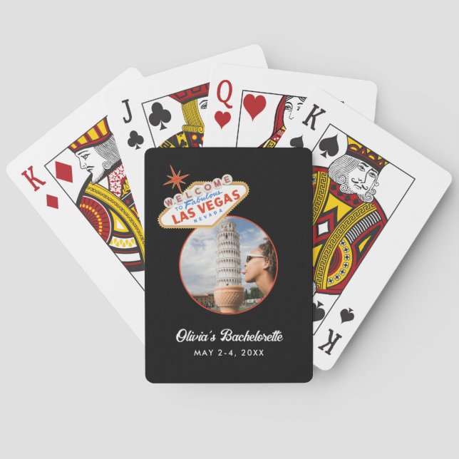 Jeu De Cartes Cadeau de fête de Bachelorette à Las Vegas  (dos)
