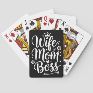Jeu De Cartes Cadeau de fête des mères femme maman patronne mign